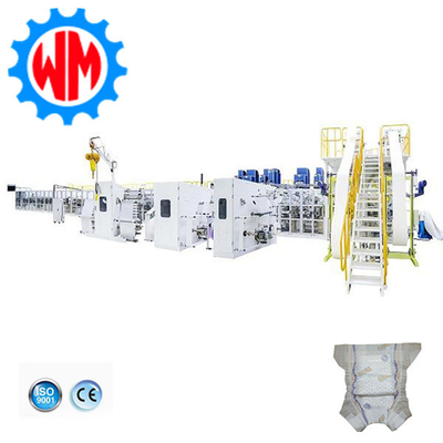 satın al Enerji tasarruflu Tek kullanımlık bebek bezleri makinesi CE ile 400KW üretim makinesi online manufacture