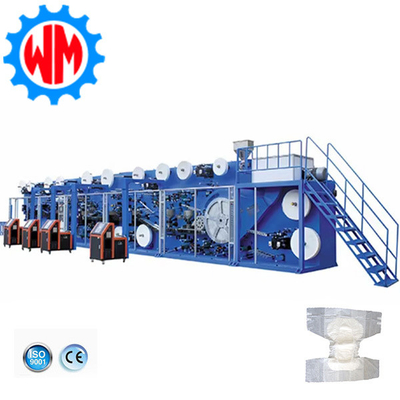 satın al Yüksek Hızlı Yetişkin bezleri üretim hattı 250-400 parça/dakika Akıllı Sistem online manufacture
