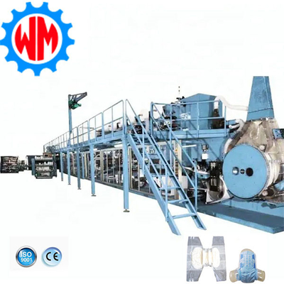satın al 300 adet/dakika bez üretim makinesi % 90 verimlilik yetişkin bez makinesi online manufacture