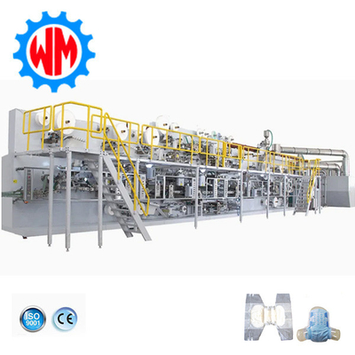 satın al Profesyonel Fabrika ISO9001 ile Yüksek Hızlı Tam Servo Yetişkin bez Yapım Makinesi online manufacture