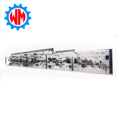 satın al Yüksek verimlilikli sanitar yastık üretim makinesi sanitar peçete üretim hattı online manufacture