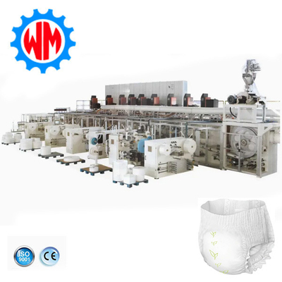 satın al 500-600pcs/Min Bebek Pantolonları Yapma Makinesi Bebek Eğitim Pantolonları Üretim hattı online manufacture