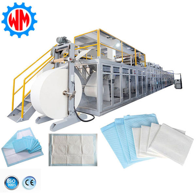 satın al Tek kullanımlık tıbbi Underpad İnkontinense Hastane Yatak Altı Yastık Yapma Makinesi online manufacture