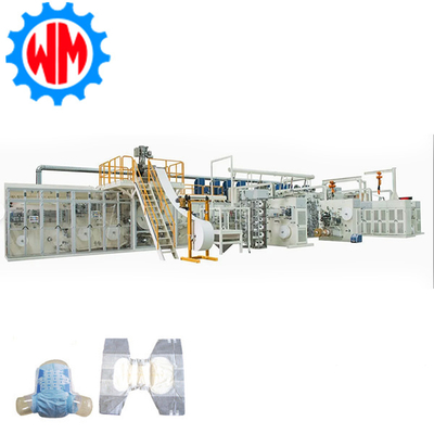 satın al Customizable High Speed 400pcs/min Adult Diaper Making Machine PLC Control with CE Çevrimiçi üretim