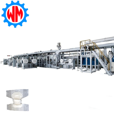 satın al Hot Sell Advanced 350pcs/min Adult Diaper Production Line with 2-3 Operators Çevrimiçi üretim