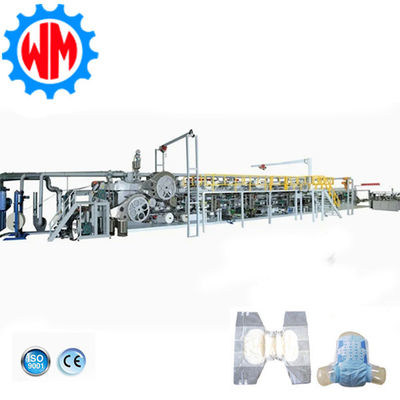 satın al Versatile Full Servo Adult Diaper Making Machine for Various Sizes and Styles of Diapers Çevrimiçi üretim