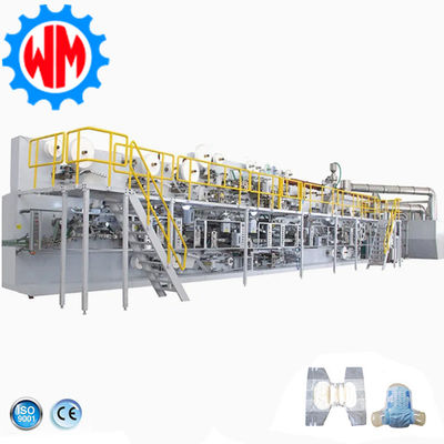 satın al High-Performance Full Servo Adult Diaper Making Machine for Large-Scale Production Needs Çevrimiçi üretim
