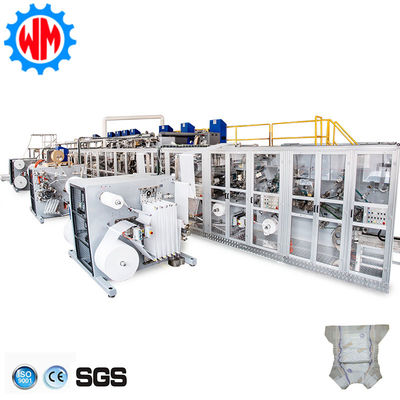 satın al 800Pcs/Min Stable Speed Baby Diaper Making Machine Professional Customization with CE Çevrimiçi üretim