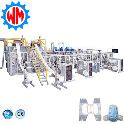 satın al 97% Qualified Rate With 250-450PCS/Min Adult Diaper Making Machine Professional Design Çevrimiçi üretim