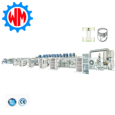 Özelleştirilebilir İşletim Sistemi CE ile bebek bezleri üretim hattı 800pcs/Min