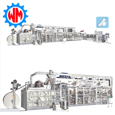 1500pcs/Min Sanitar peçete yapım makinesi özel sanitar yastık makinesi