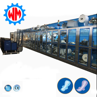 1500pcs/Min Sanitar peçete yapım makinesi CE Bayanlar Yastığı Üretim Makinesi