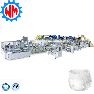 600Pcs/Min Baby Pull-Ups Diaper Training Pants Making Machine Full Servo Smart Panel Control